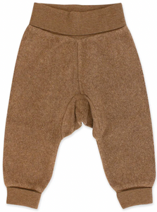 Heather Mocha Cotton Fleece Pants