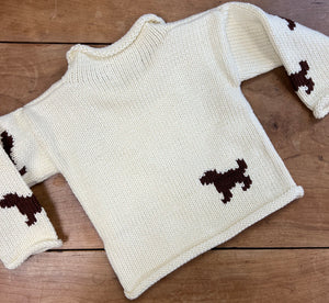 Pup Pup Roll Neck Sweater