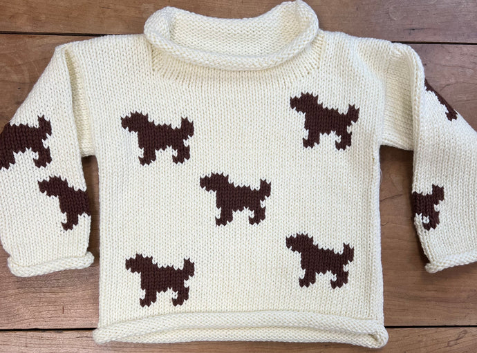 Pup Pup Roll Neck Sweater