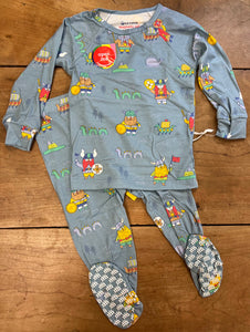 Viking Magnetic Me Two Piece Footed Pajama Set