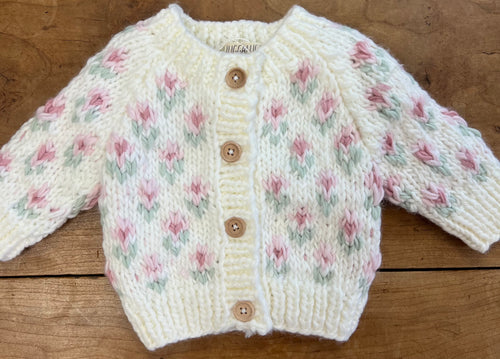 Floral Chunky Cardigan