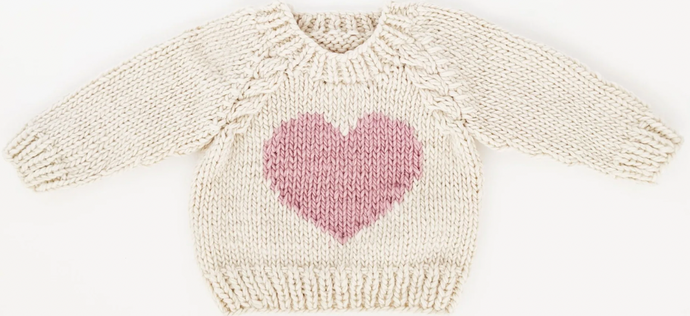 Heart Crew Neck Sweater