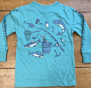 Teal Fishing Shirt