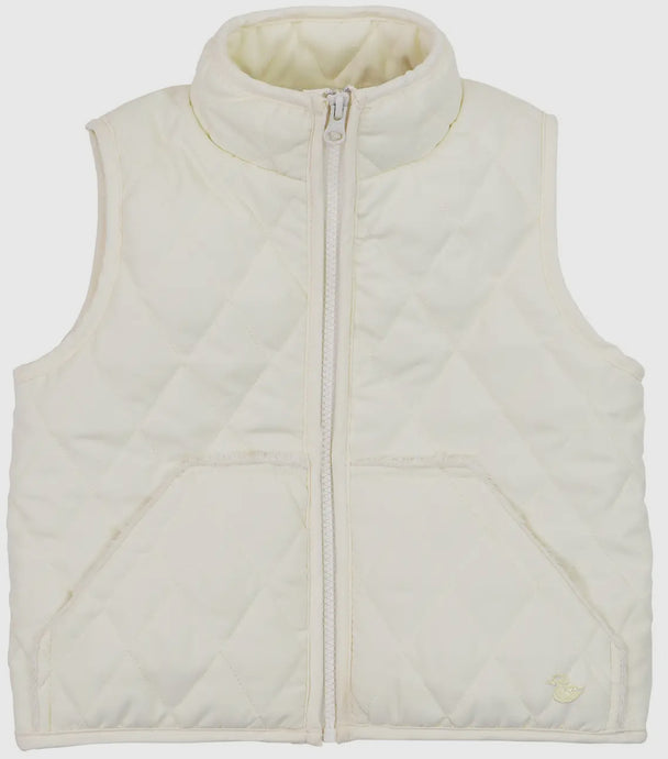 Quilted Vanilla Barn Vest