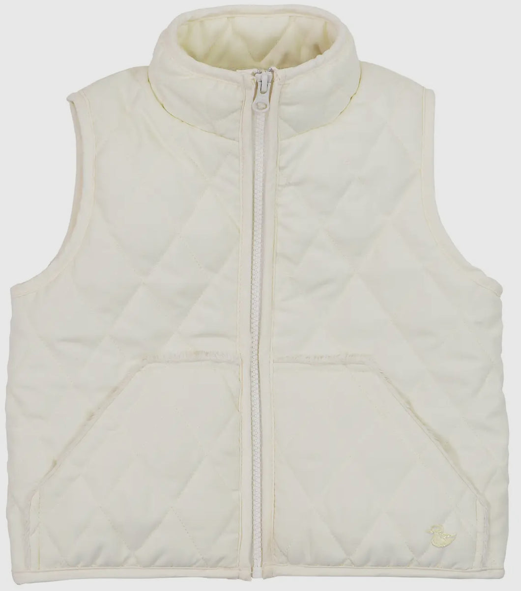 Quilted Vanilla Barn Vest