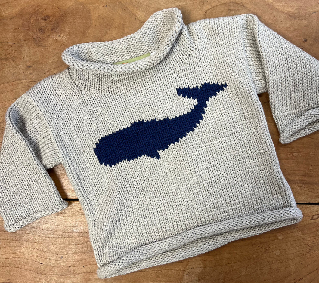 Whale Roll Neck Sweater