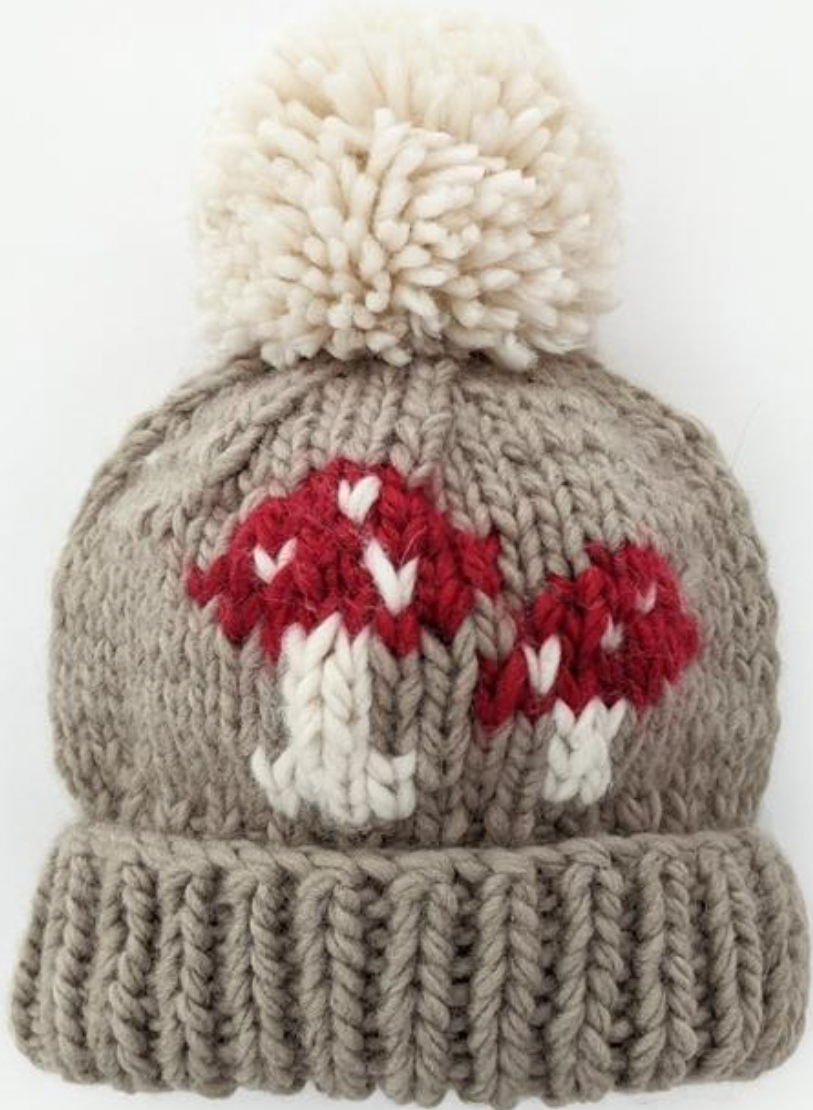 Mushroom Pebble Beanie Hat