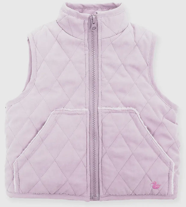 Quilted Light Pink Barn Vest