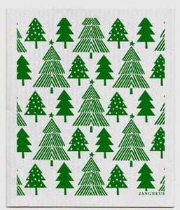 Swedish Dishcloth Christmas Forest