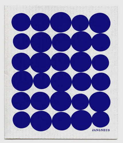 Swedish Dishcloth Blue Spots
