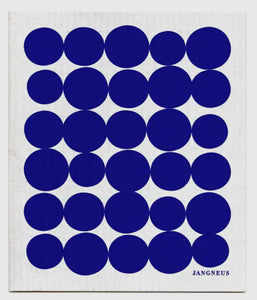 Swedish Dishcloth Blue Spots