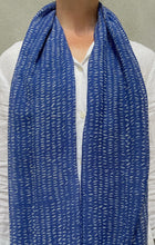 Load image into Gallery viewer, Indigo Wool Scarf