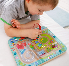 Load image into Gallery viewer, Town Maze Magnetic Puzzle Game