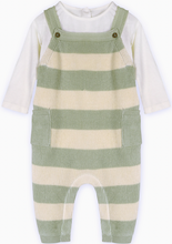 Load image into Gallery viewer, Organic Cotton Alfie Textured Baby Overall Set
