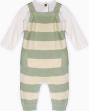 Load image into Gallery viewer, Organic Cotton Alfie Textured Baby Overall Set