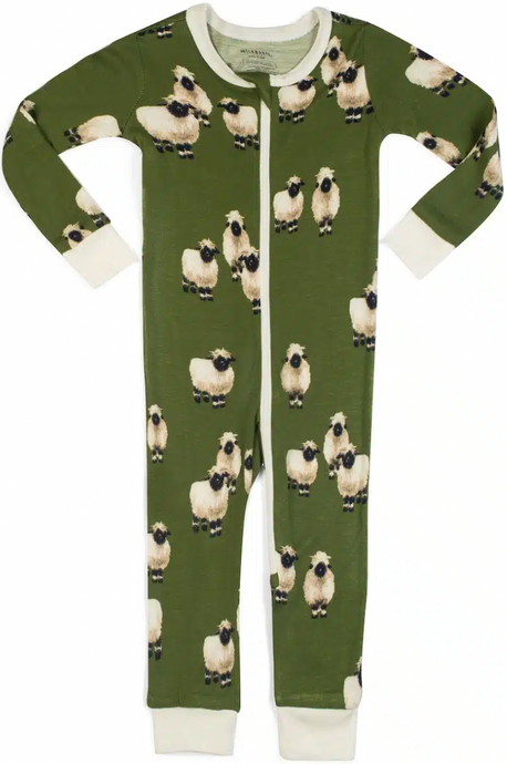 Valais Sheep Zipper Pajama