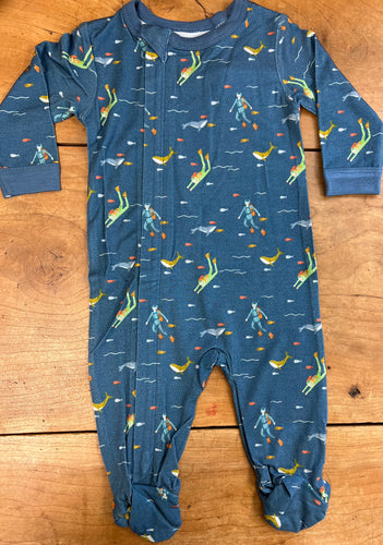 Scuba Diver Footie