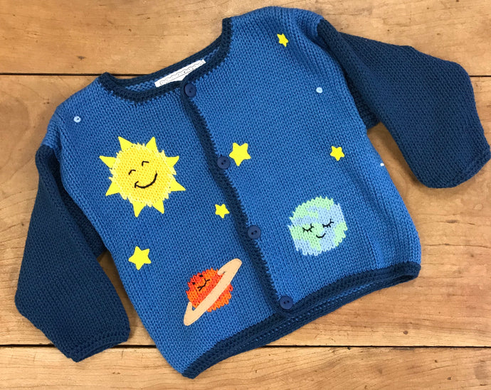 Space Cardigan Sweater