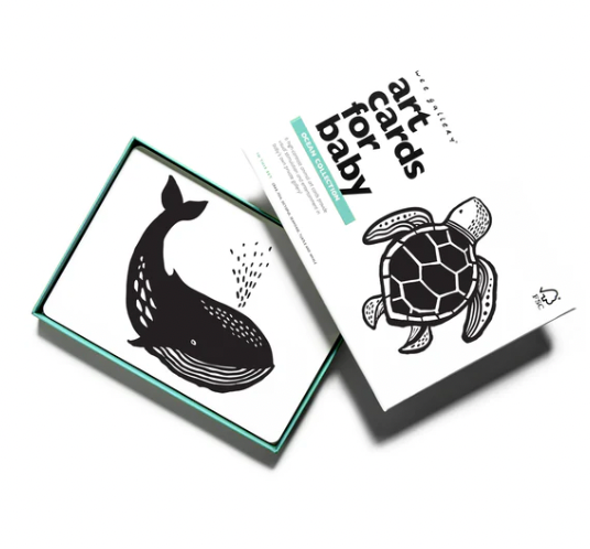 Ocean Art Cards for Baby