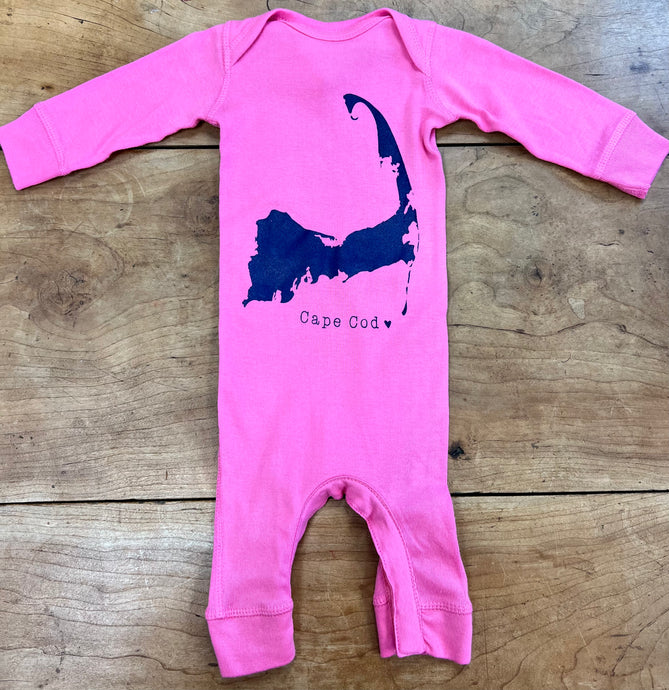 Cape Cod Romper Pink