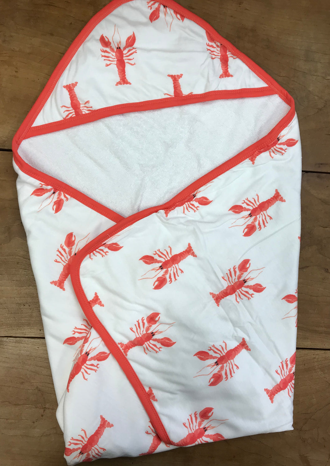 Lobster Hooded Bath Towel