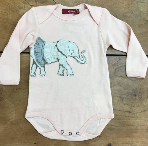 Elephant Long Sleeve Onesie